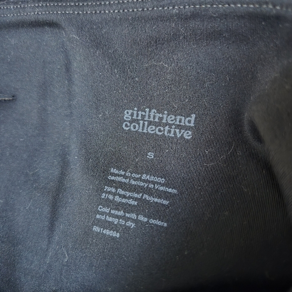 Girlfriend Collective Black High-Rise Bike Short - Picture 5 of 6